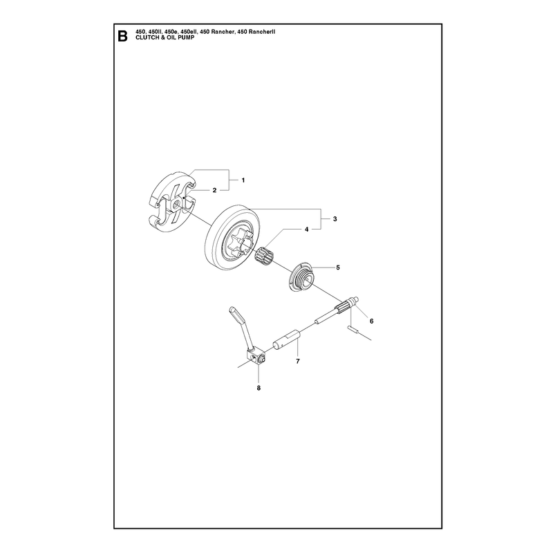 CLUTCH AND OIL PUMP