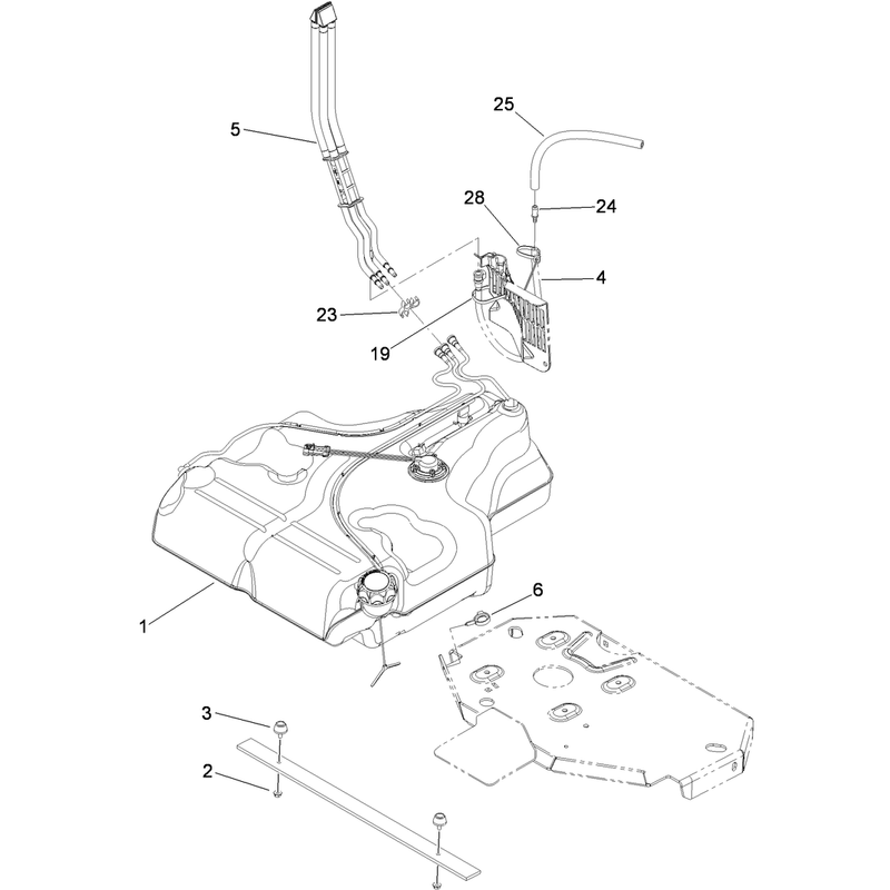 Fuel Tank Mounting Assembly