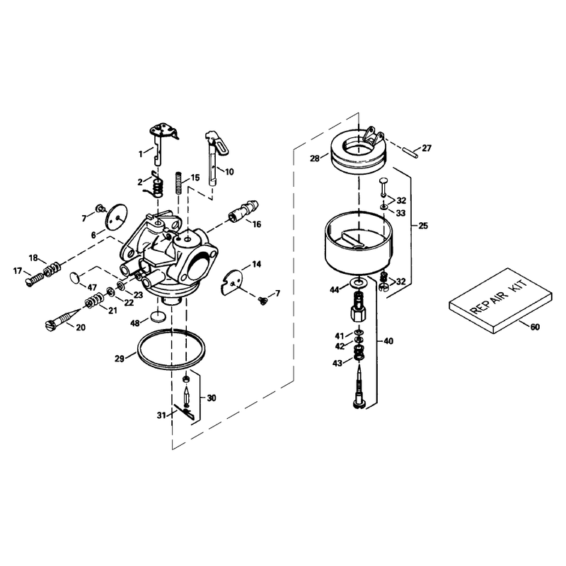Carburetor No. 632370a