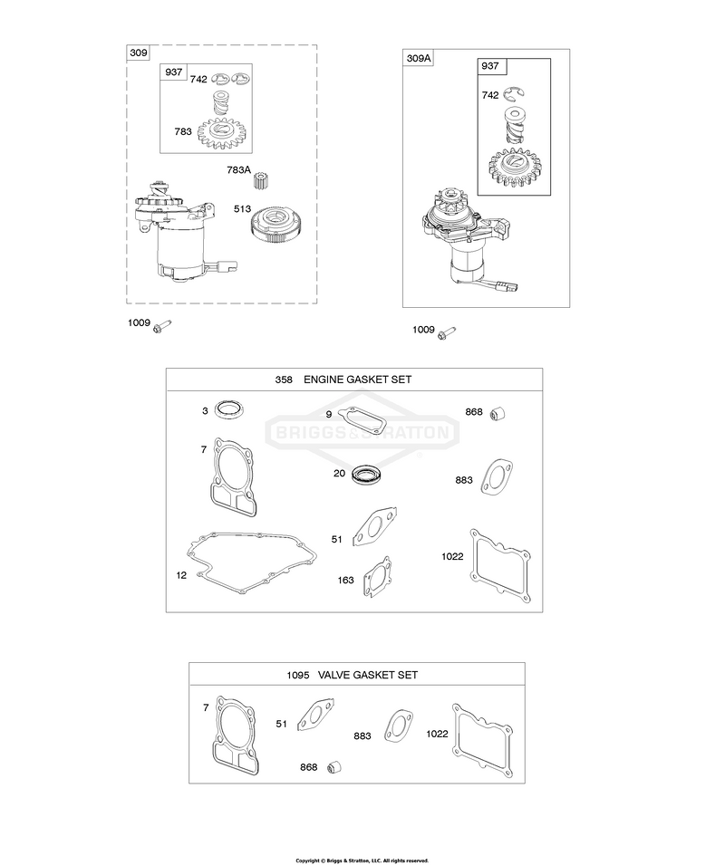 Electric Starter/Gasket Sets