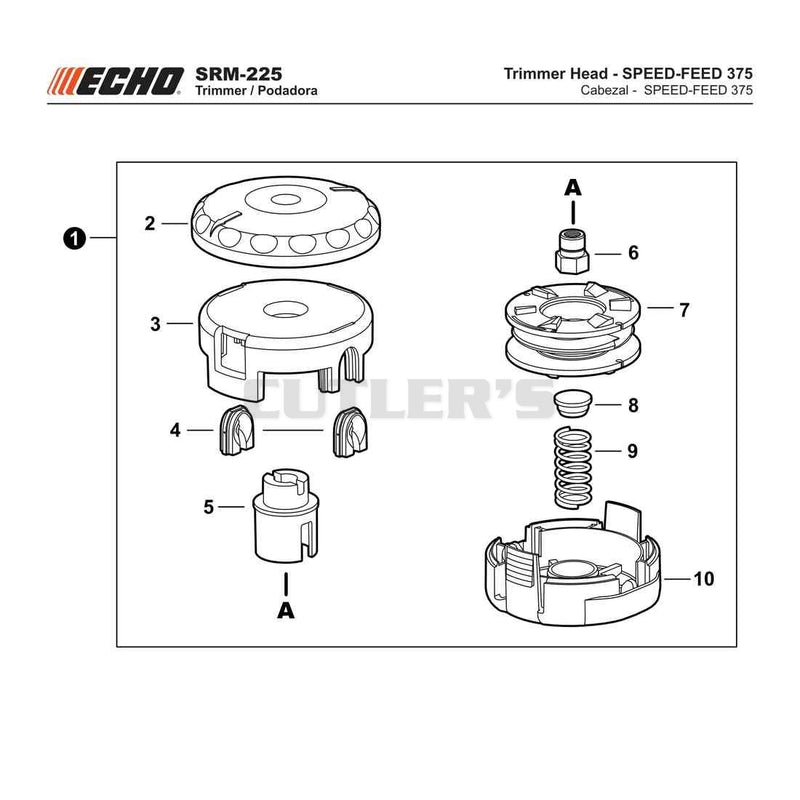 Trimmer Head - SPEED-FEED 375