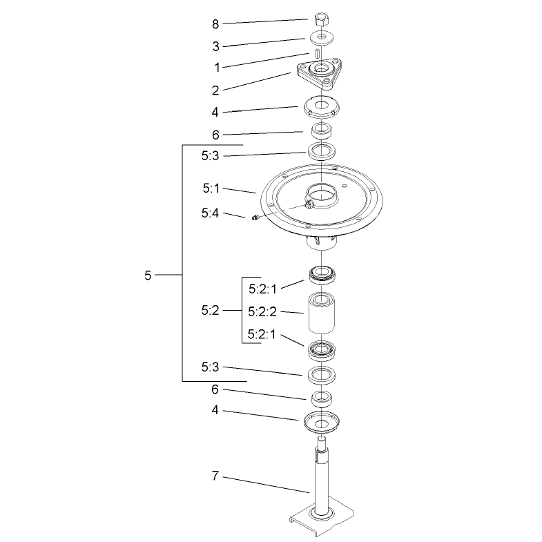 Spindle Assembly No 106-3217