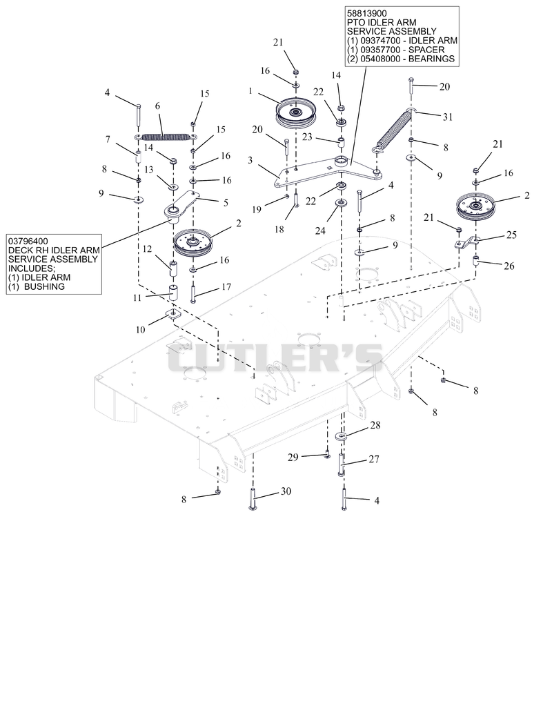 Idlers and Sheaves - 52"