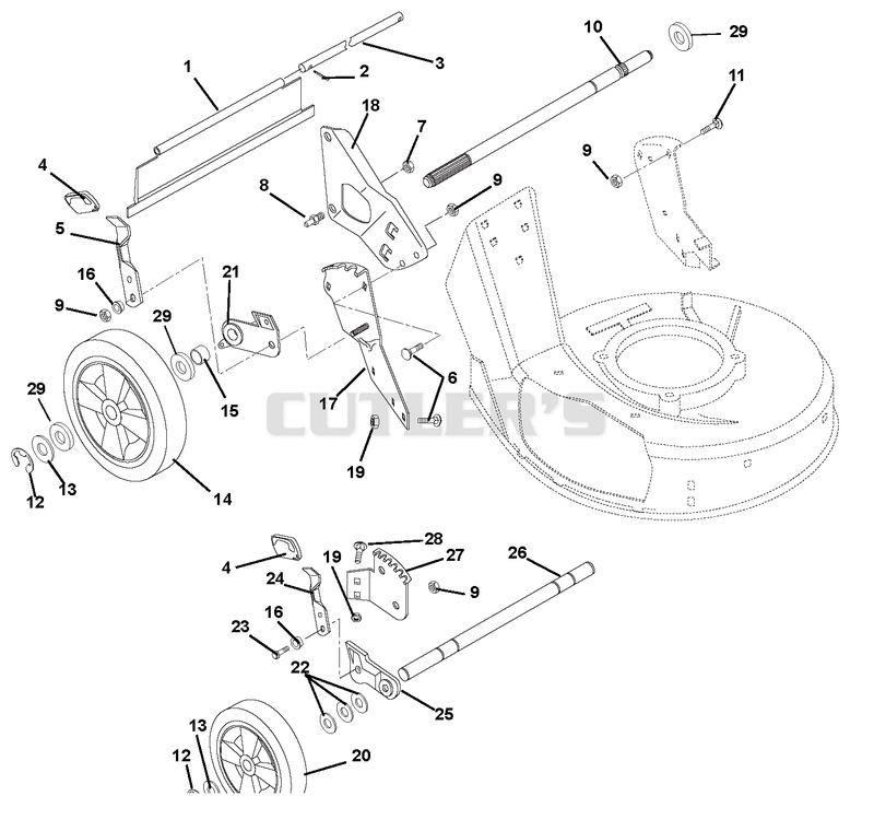 Wheels And Adjusters