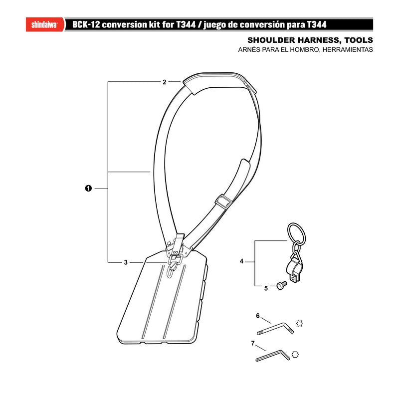 SHOULDER HARNESS, TOOLS