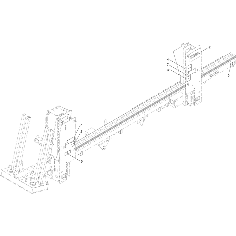 Thrust Frame Assembly No 127-0898