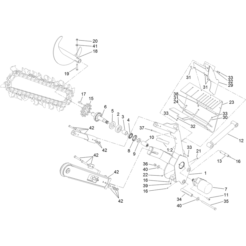 Trencher Assembly