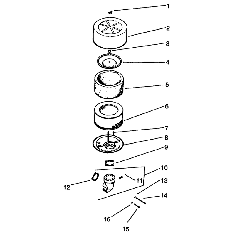Air Intake Engine Model No Mv18s Type 58543