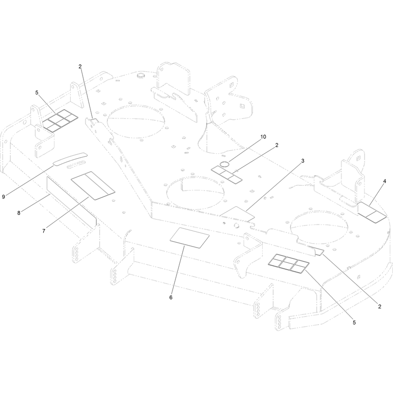 Deck Decal Assembly No. 131-7673