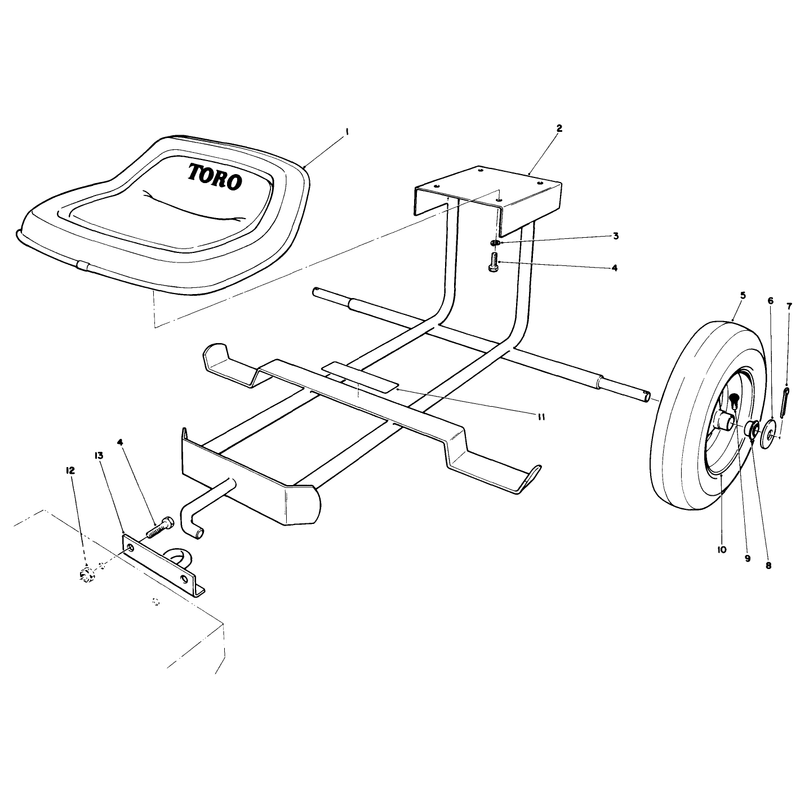Sulky Kit Model No 30122 Optional