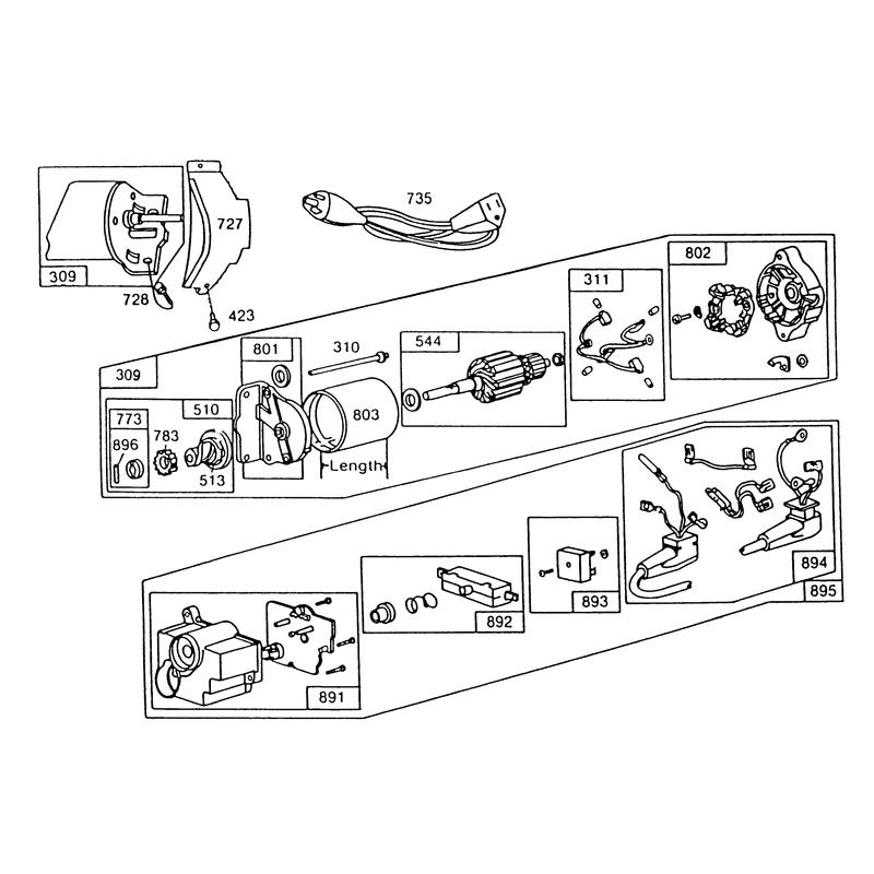 120v Electric Starter Motor No. 37-4630 (optional)