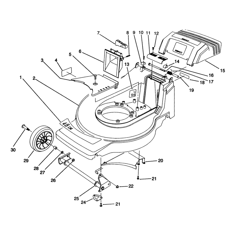 Housing Assembly Model No 20911b