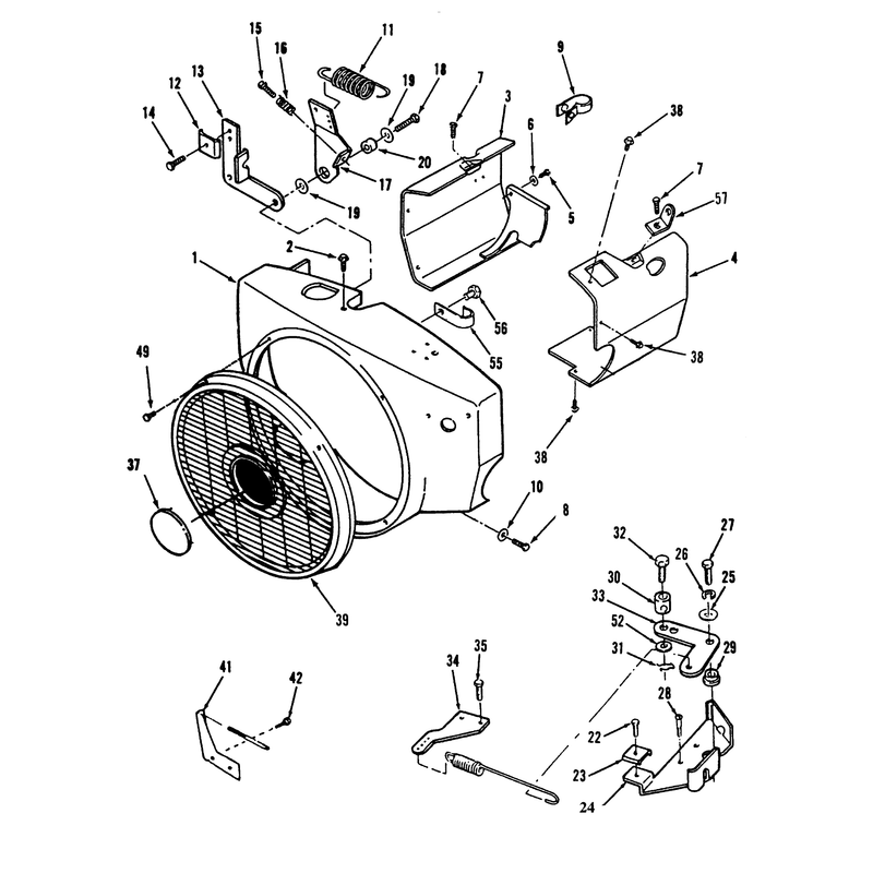 Blower Housing and Governor