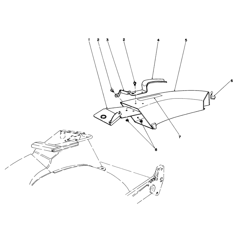 Side Discharge Chute Model No 59108 Optional