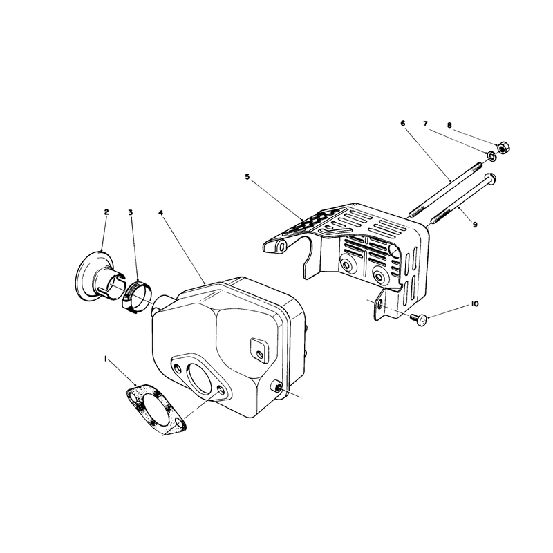 Muffler Assembly Model No 47ph7