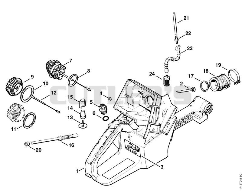 Tank housing