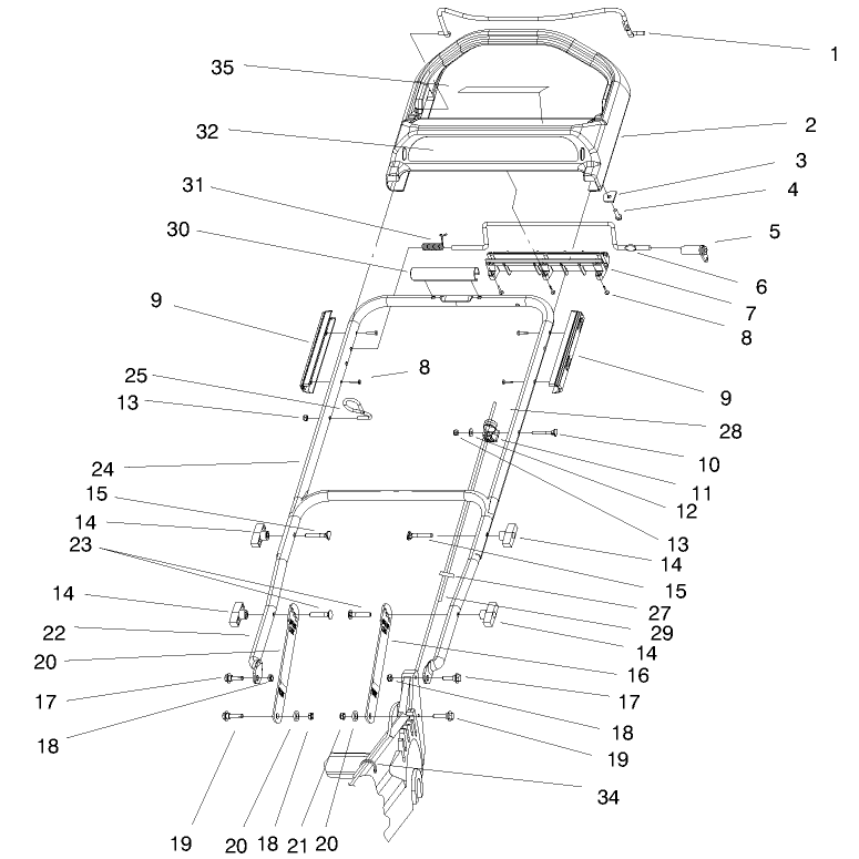 Handle and Controls Assembly