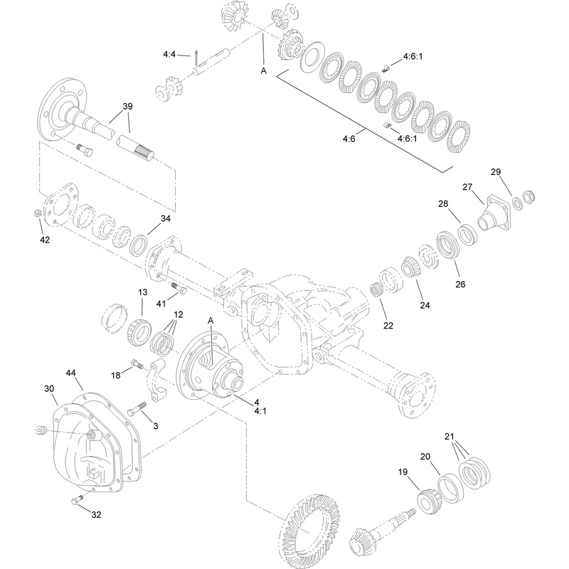 Drive Axle Assembly No. AU110858A1-03