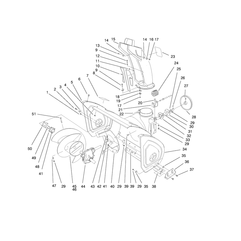 Auger And Housing Assembly