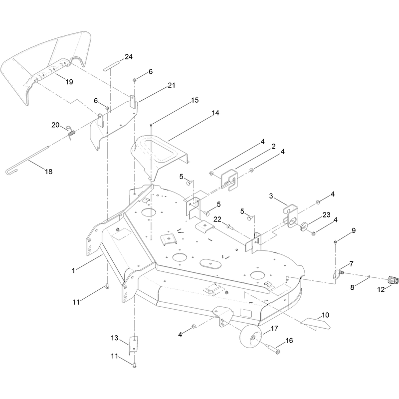 50 Inch Deck Assembly