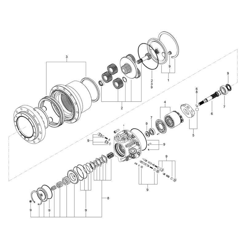 Track Drive Assembly No 136-4751