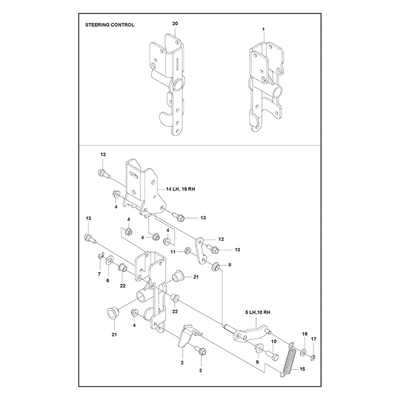 STEERING - CONTROL BRACKET