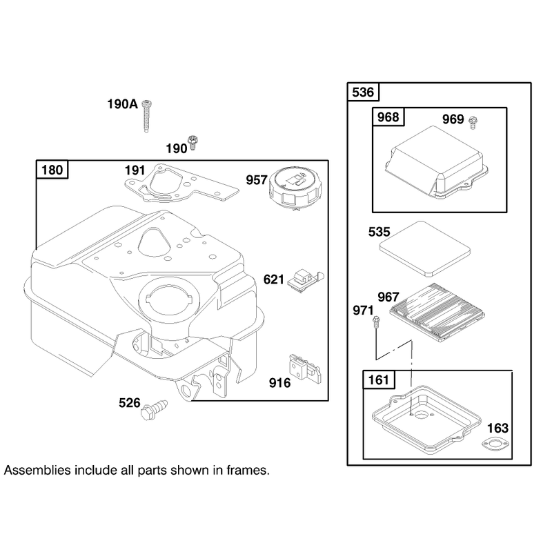 Engine Briggs and Stratton Model 135202-0142-03