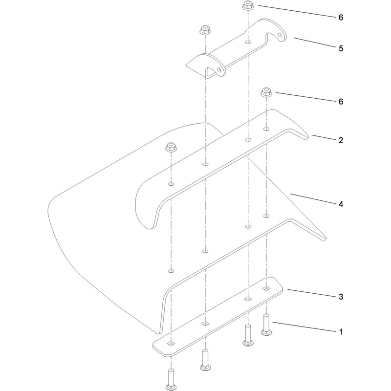 Deflector Assembly No 119-2347