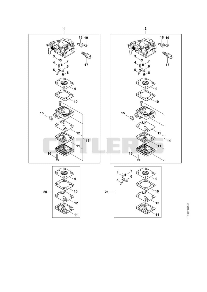 Carburetor parts