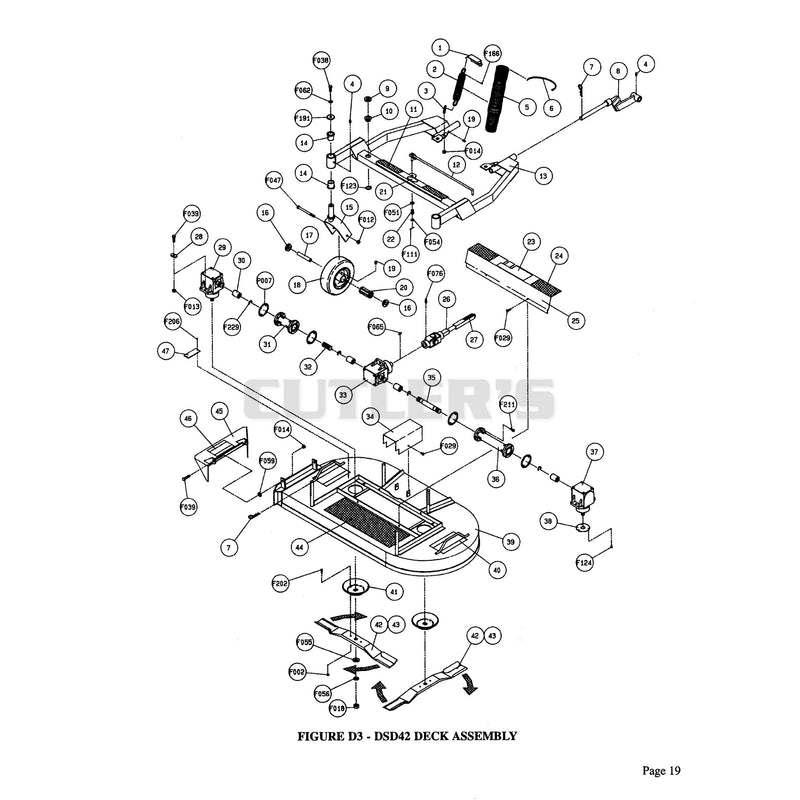 DSD42 Deck Assembly