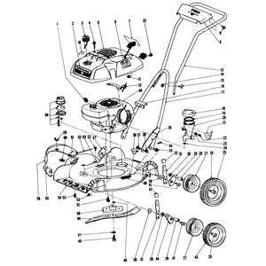 19in Fingertip Start Main Frame Parts List