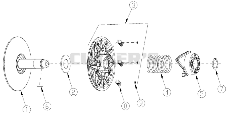 Drive Belt - Driven Pulley