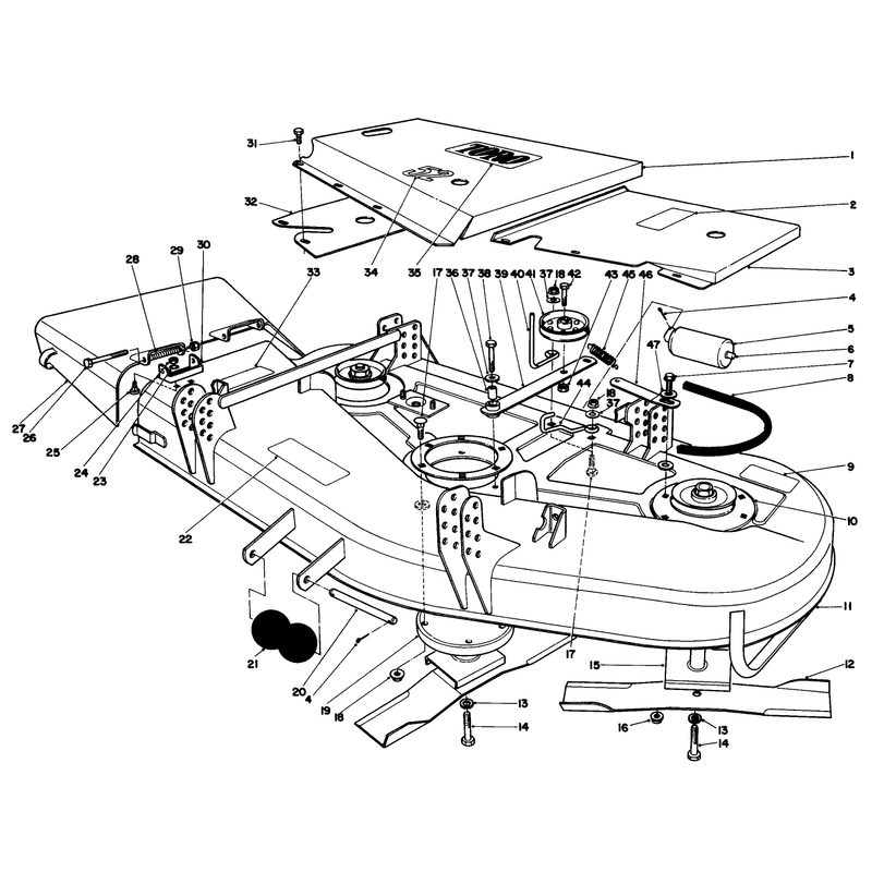 52in Cutting Deck Model No 30152