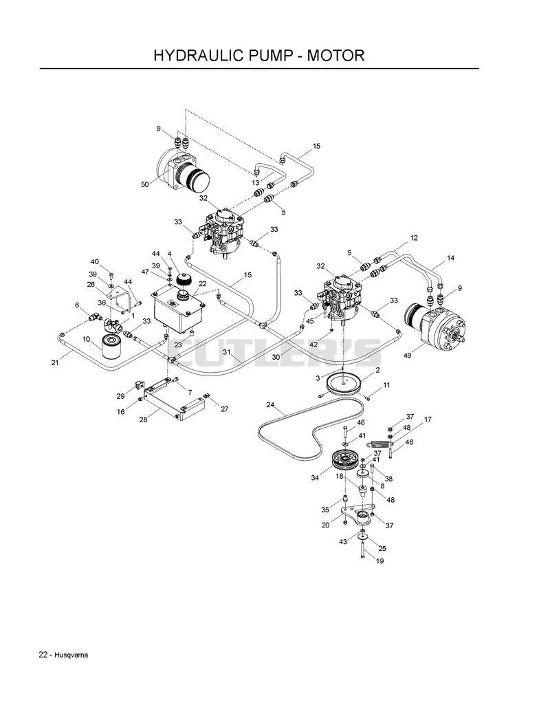 HYDRAULIC PUMP - MOTOR