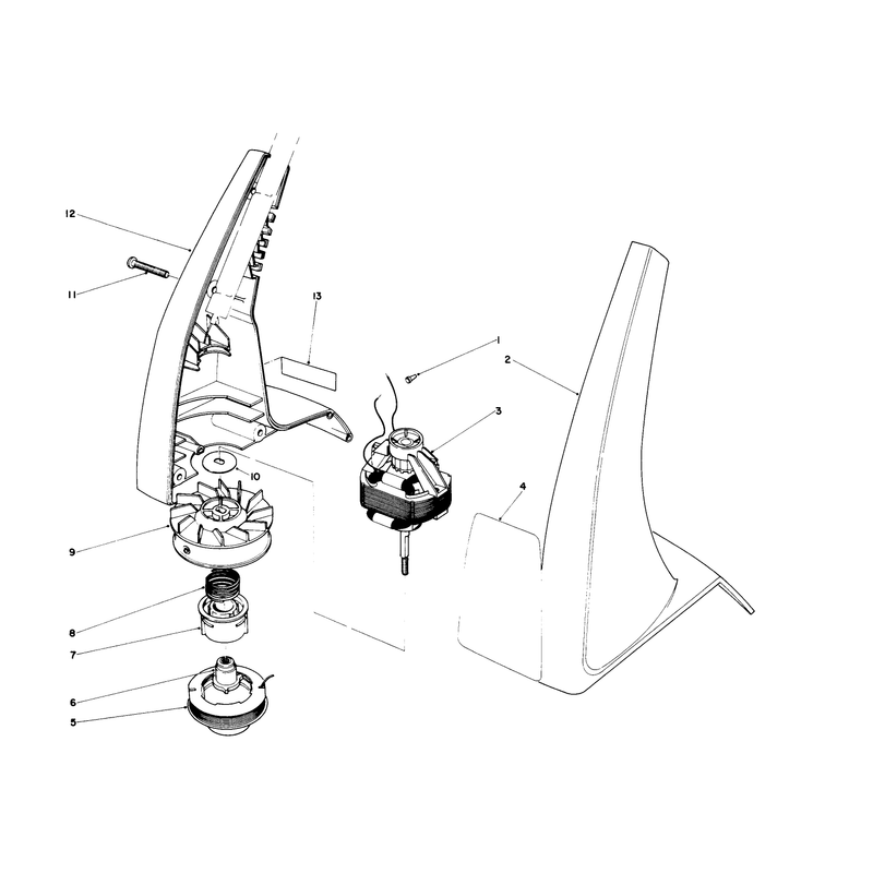 Motor and Housing Assembly