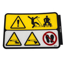 Walker Mowers 8600-28 (NR) Decal,Dngr Rota Blade/Lex (Symbolic)