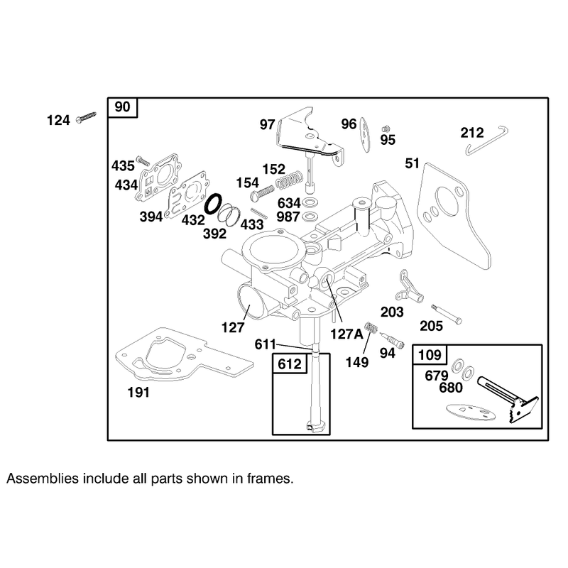 Engine Briggs and Stratton Model 135202-0142-03