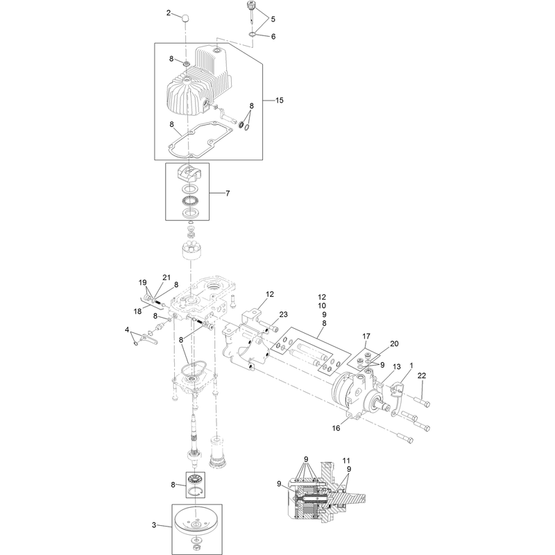 RH Hydro Assembly No. 116-6418