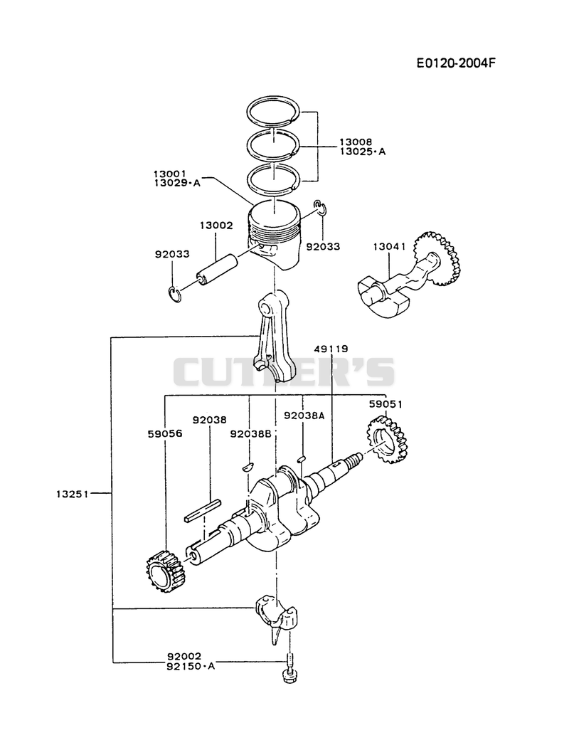 PISTON/CRANKSHAFT