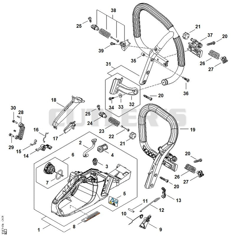 Tank housing, Throttle control