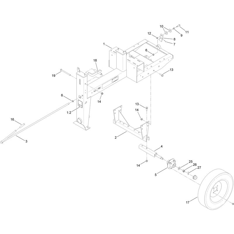 Frame and Axle Assembly