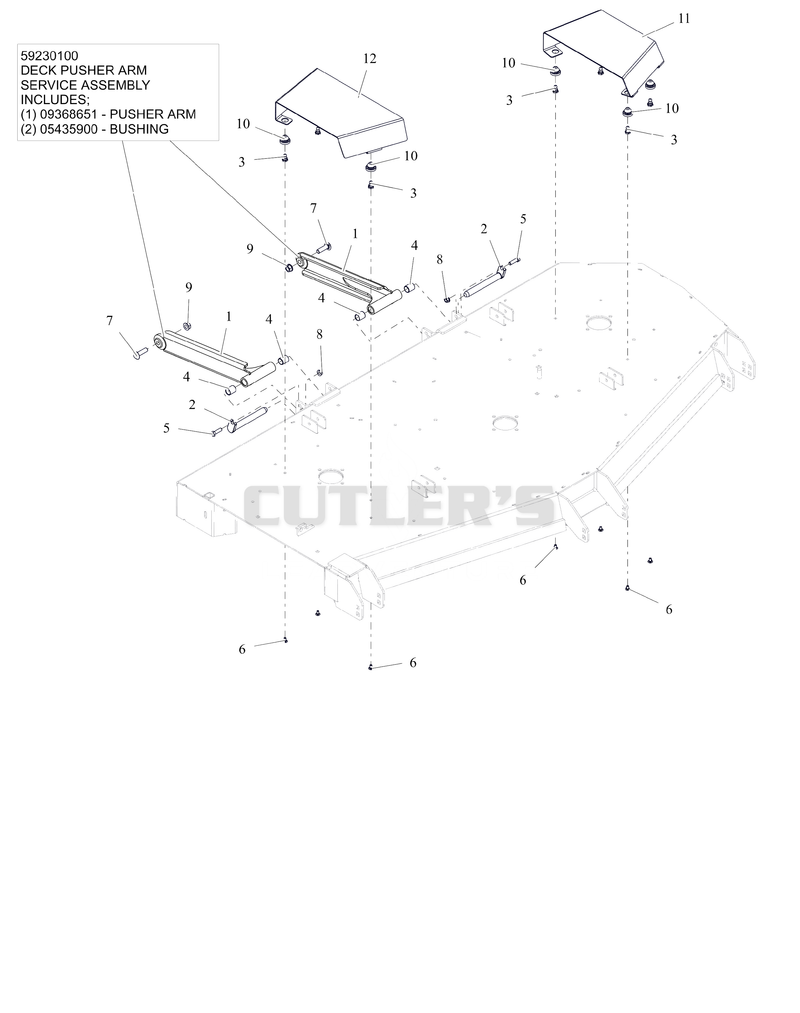 Deck Stabilizer and Belt Guards - 72"