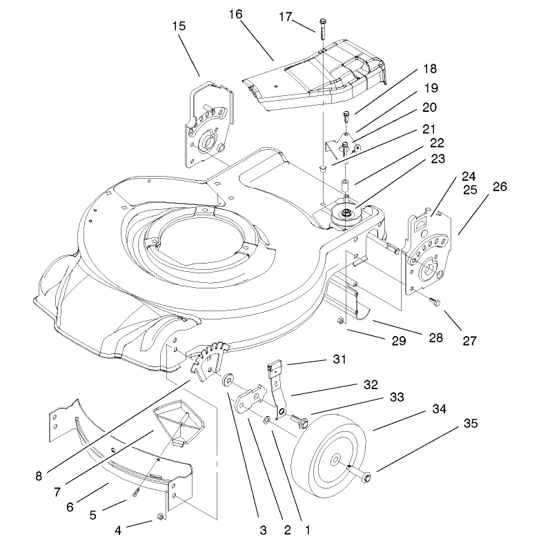 Housing and Bracket Assembly