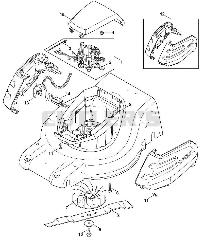 Electric motor, Blade