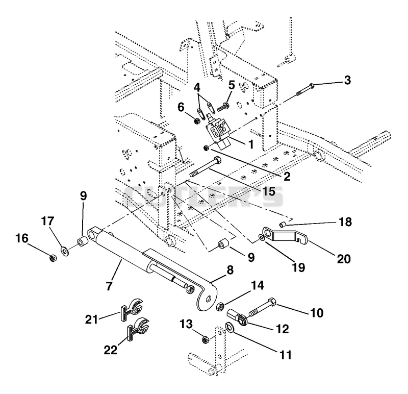 Lift Valve And Cylinder