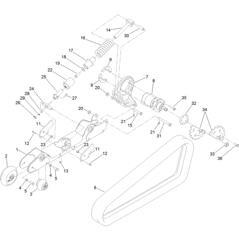 LH Track Assembly No 138-0794