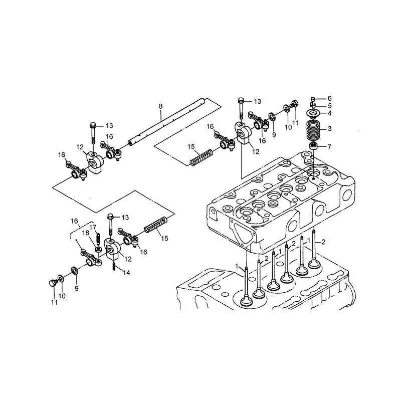 Valve and Rocker Arm Assembly