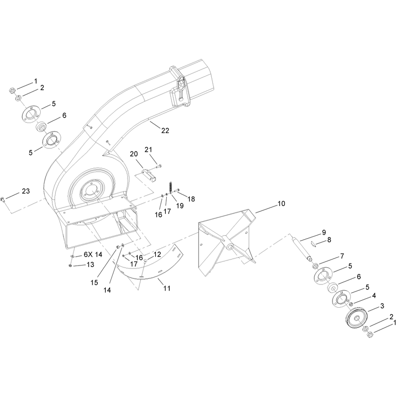 Blower Housing and Extension Assembly