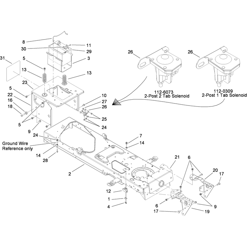 Frame and Battery Assembly