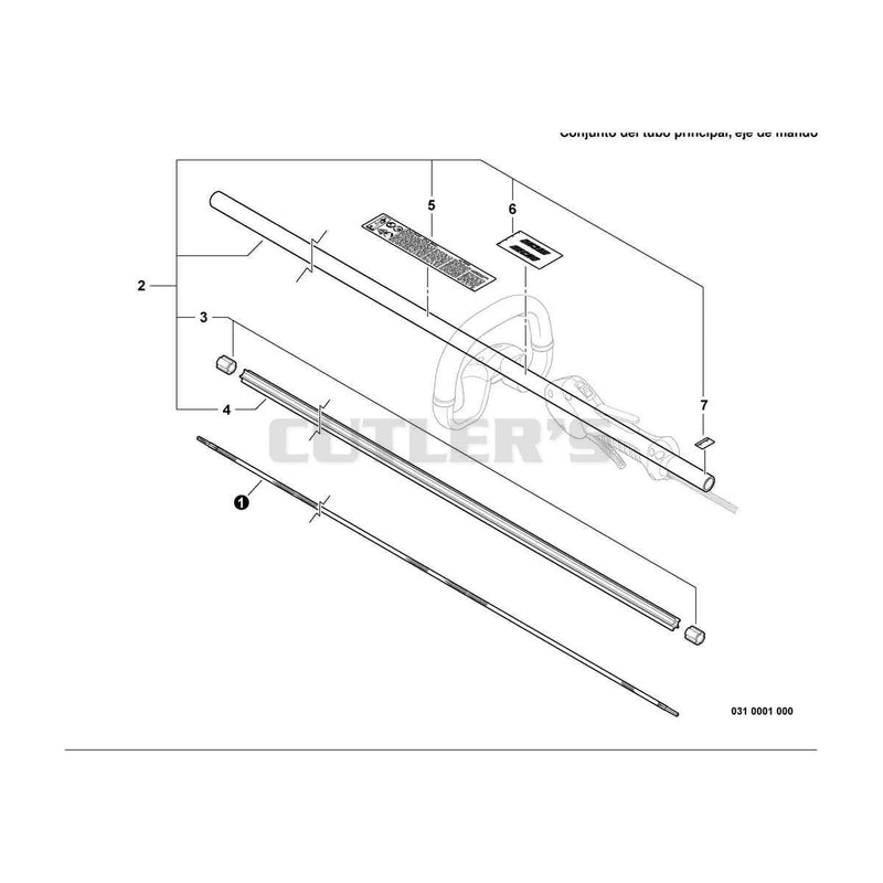 Main Pipe Assembly, Driveshaft